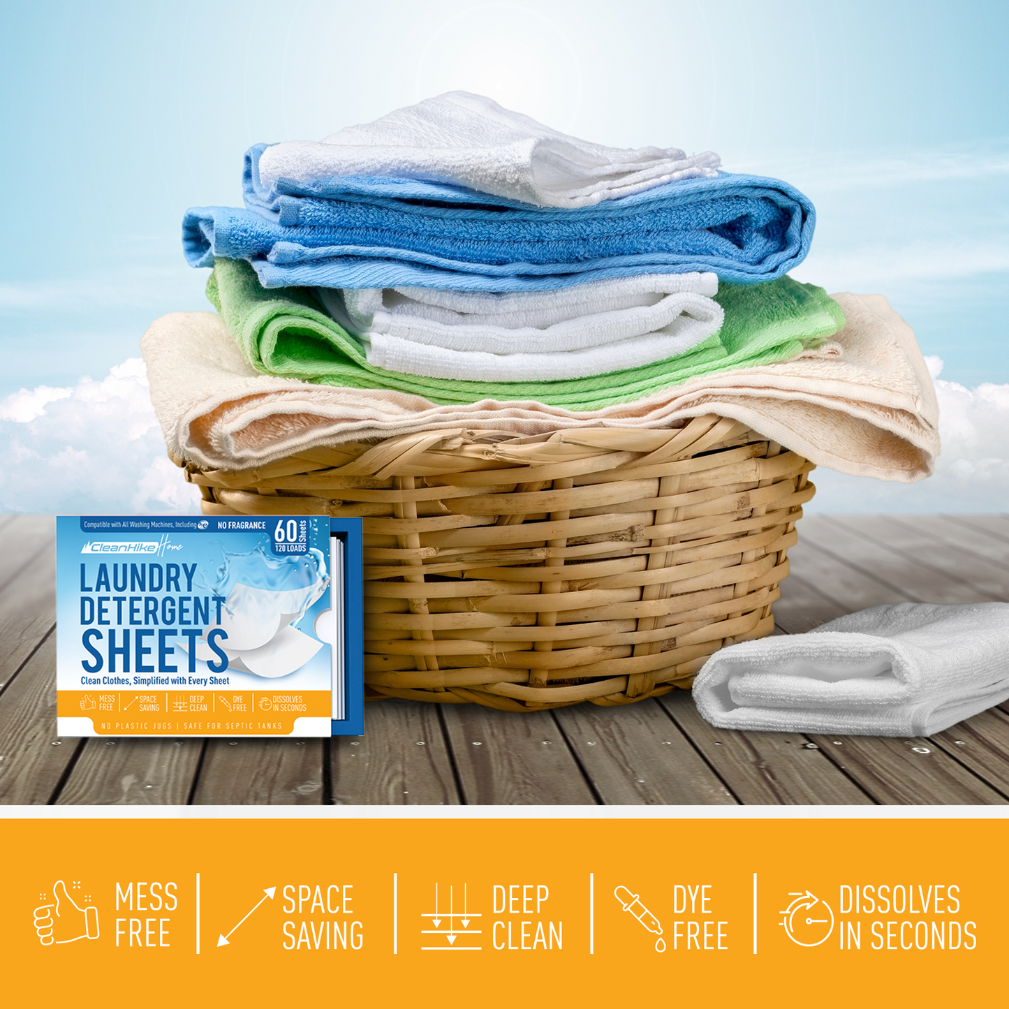Laundry Detergent Sheets
