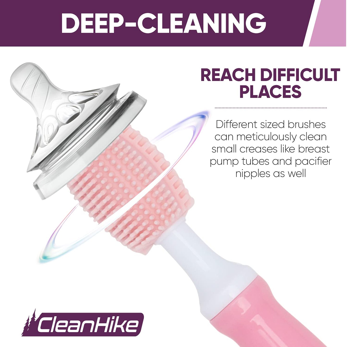 Baby Bottle Cleaner with Brush Set