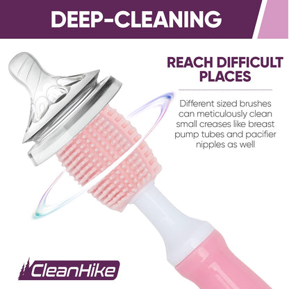 Baby Bottle Cleaner with Brush Set