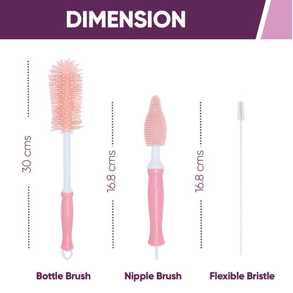 Baby Bottle Cleaner with Brush Set