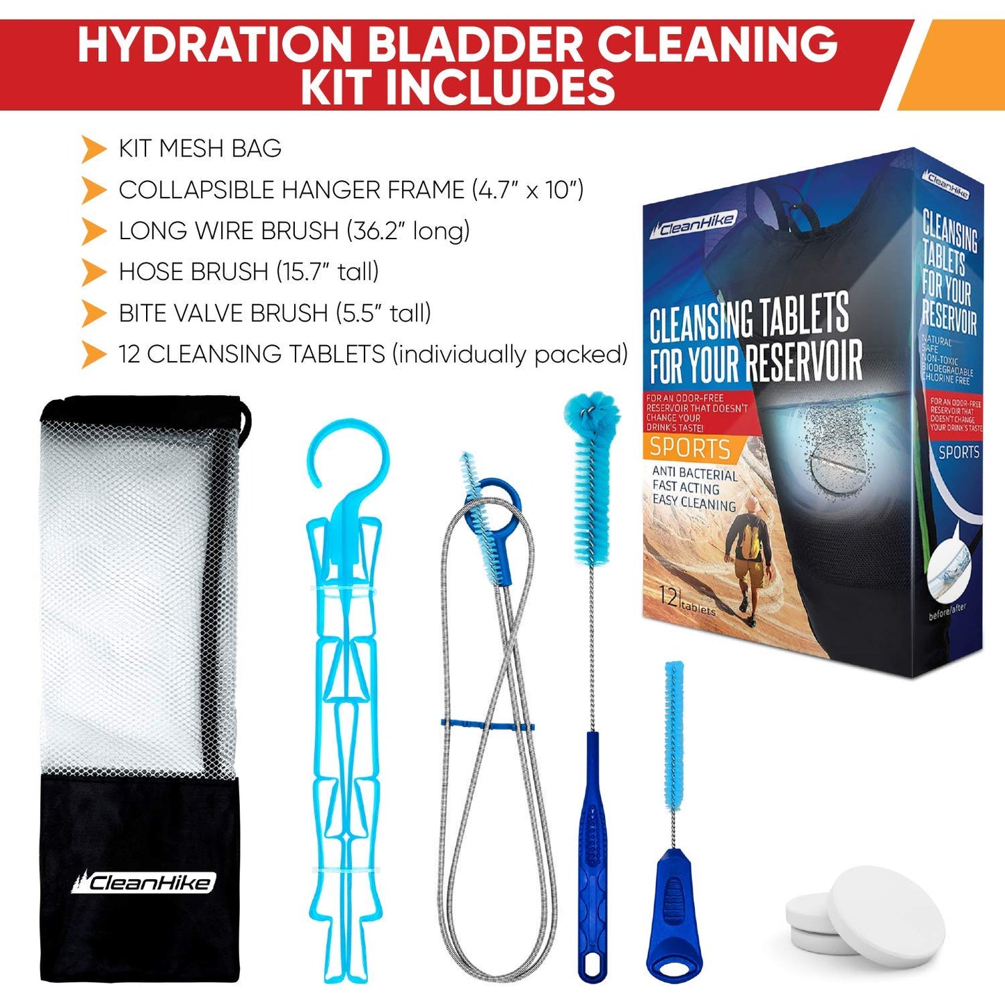 Hydration Brush and Tablets
