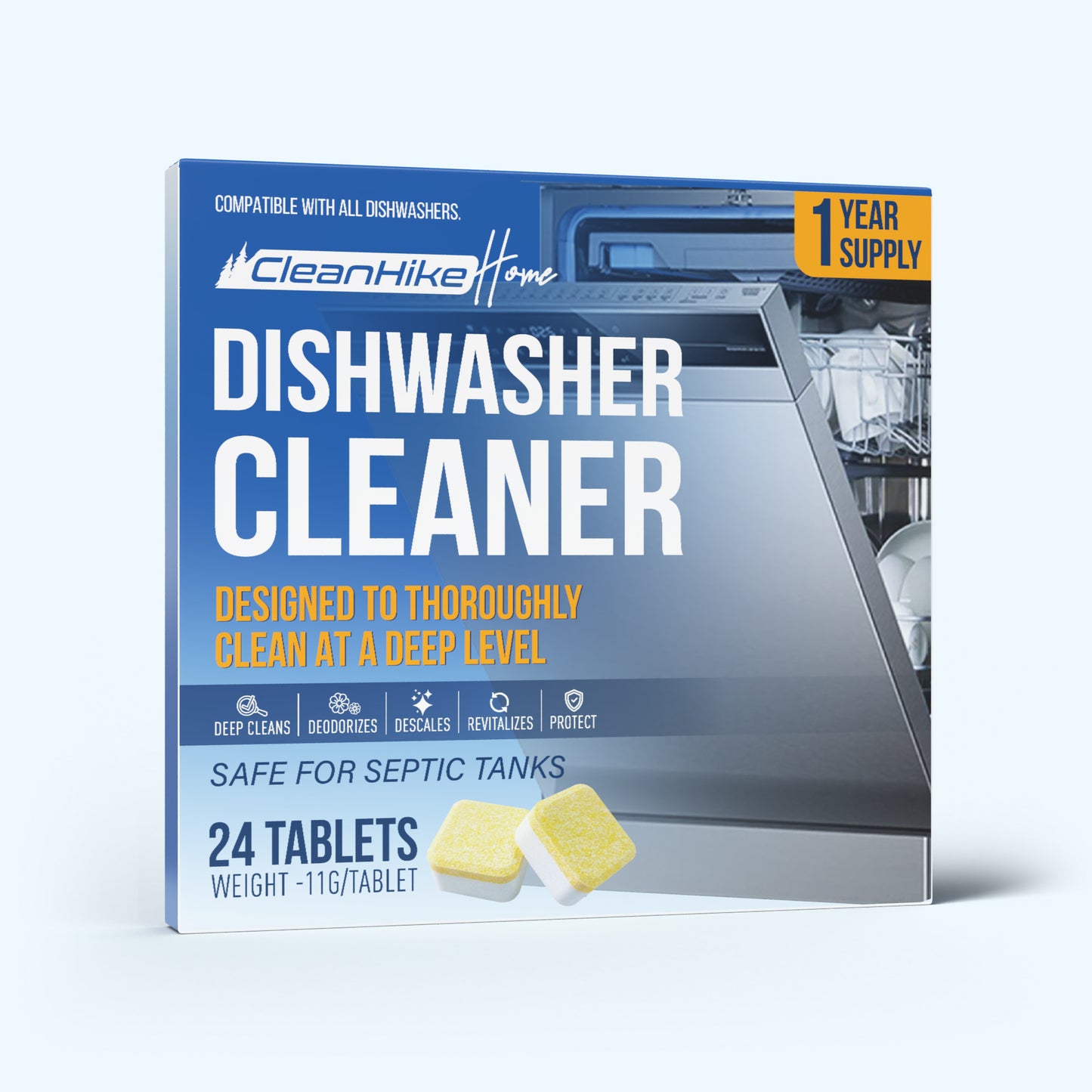 Dishwasher Cleaning and Descaler Tablets