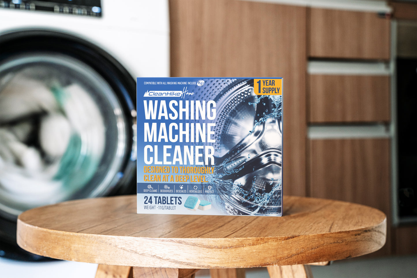Washing Machine Cleaner Descaler Tablets